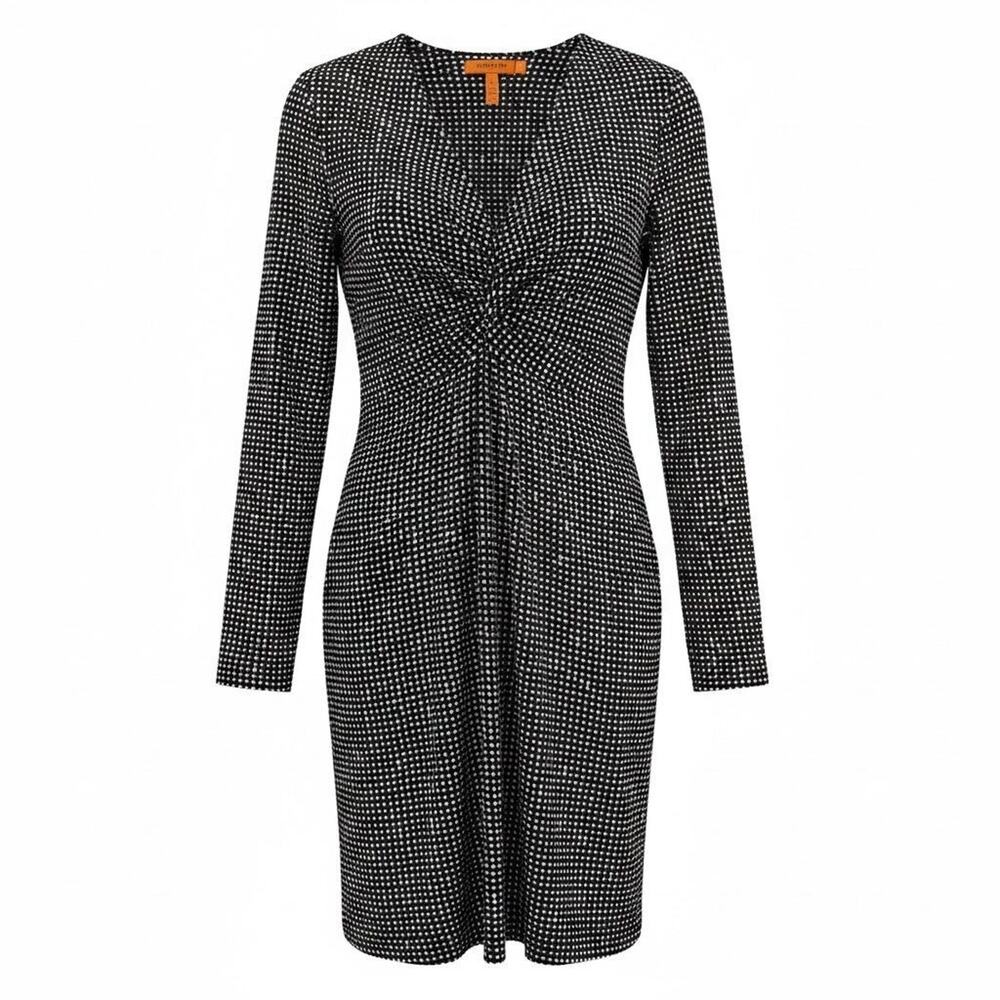 TORY BURCH SILK POLKA DOT MINI DRESS SZ S